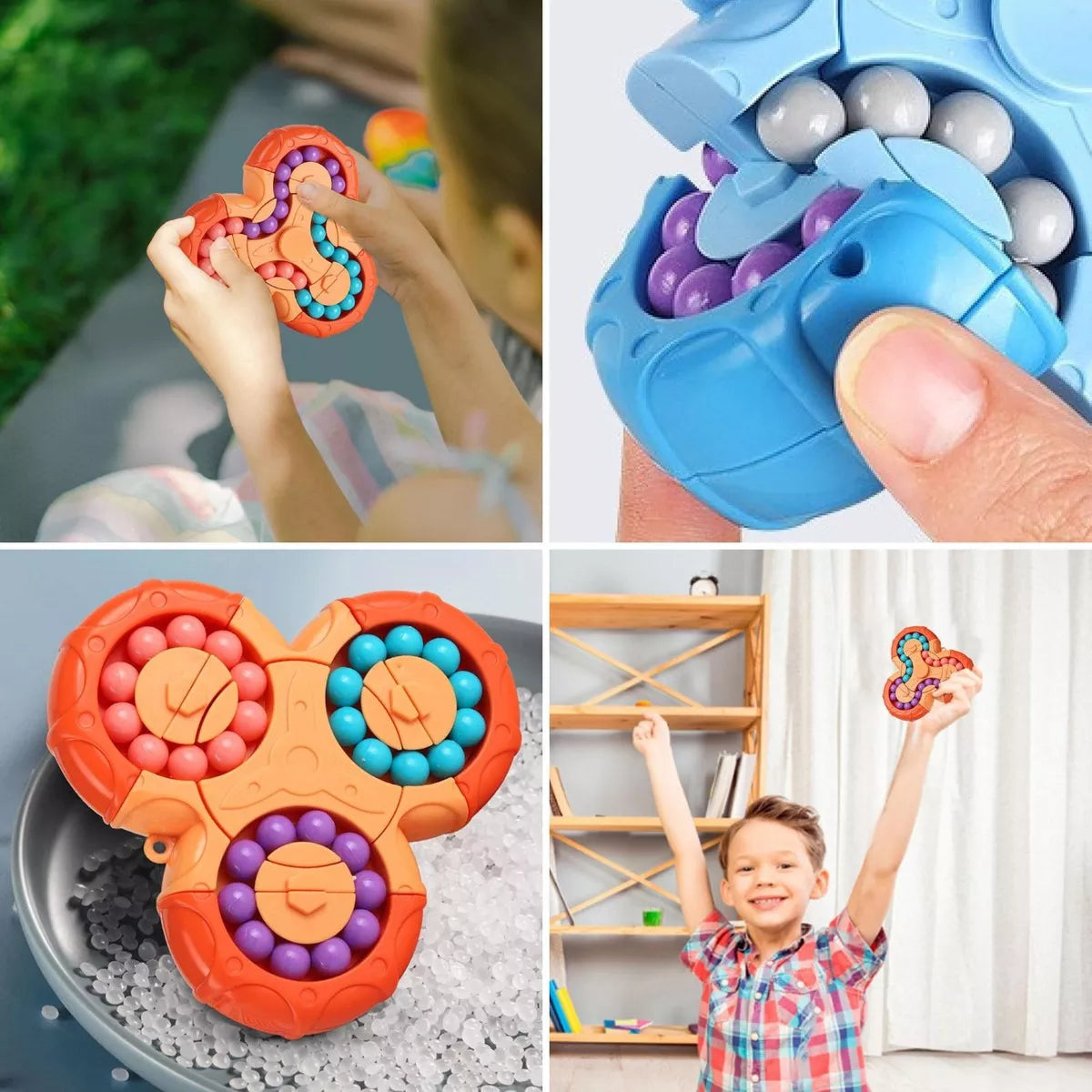 Juguete Sensorial Fidget Cube Spinner