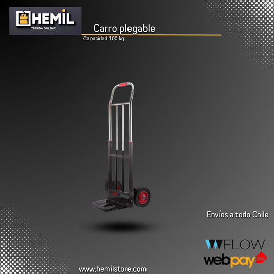 Carro Plegable con Capacidad de 100 Kg